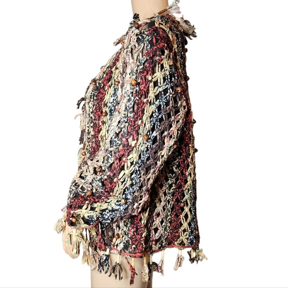 Sandy Starkman vintage shaggy cardigan jacket - Picture 11 of 16